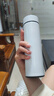 【京东物流配送】智能显温保温杯不锈钢高颜值保热保冷 优雅白480ml304 实拍图