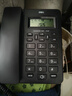 得力（deli）电话机座机 固定电话 办公家用  免提通话 大字按键 来电显示  33490黑 实拍图