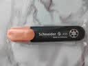 施耐德（Schneider）【开学季】大容量荧光笔彩色标记号笔学生划重点做笔记办公必备用品1-5mm 马卡龙蜜桃粉1526 实拍图