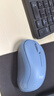 罗技（Logitech）M221 轻音鼠标 无线鼠标 办公鼠标 对称鼠标 带无线微型接收器 雾霭蓝 实拍图