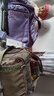 FOUVOR时尚女包斜挎包新款休闲手提包尼龙单肩包多隔层女士旅行包帆布包 粉紫色 实拍图