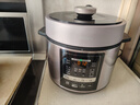美的（Midea）电压力锅6升大容量家用高压锅提鲜一锅双胆煮饭锅多功能不粘智能预约煲汤一键排气带蒸笼上蒸下煮 实拍图