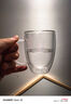 京东京造 玻璃杯 高硼硅泡茶水杯子咖啡牛奶刻度杯500ml 实拍图