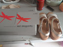 红蜻蜓母亲节礼物真皮妈妈凉鞋不累脚中老年软底舒适凉鞋WTK23336米白35 实拍图