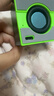 【3D立体音】汽车蓝牙音箱无线低音炮basix迷你车载户外音响便携 电光绿 实拍图