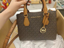 MICHAEL KORS礼物轻奢MK女包MERCER手提斜挎风琴包中号深棕/橡果棕 实拍图