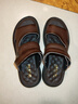 木林森（MULINSEN）头层牛皮凉鞋男士真皮2026夏新款开车户外凉拖两穿大码防滑沙滩鞋 深棕色 运动鞋码，脚胖选大一码 40 (245mm) 实拍图