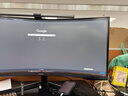 三星（SAMSUNG）34英寸 G55T 2K带鱼屏 165Hz 1000R曲面 HDR10 护眼 节能 玄龙骑士 电竞显示器 LC34G55TWWBXXF 实拍图
