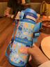 象印（ZO JIRUSHI）儿童保冷保温真空不锈钢弹盖水杯便携防漏480ml恐龙蓝SM-UA48AJ 实拍图