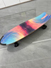 迈卡龙S7陆地冲浪板初学者滑板成人儿童专业刷街代步免蹬地陆冲板大鱼板 S7-32寸极光 实拍图