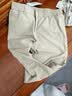 男士休闲裤夏季冰丝薄款弹力宽松直筒速干裤商务休闲运动舒适男裤 卡其色【一件装】 33 实拍图