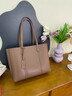 viney牛皮包包女包大容量托特包单肩包手提包生日礼物高级感送女友老婆 实拍图