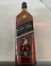 尊尼获加（JOHNNIE WALKER）洋酒 12年黑方黑牌派对随身舱礼盒1000ml 苏格兰调和型威士忌 实拍图