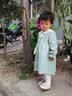 戴维贝拉（DAVE＆BELLA）洋气女童连裤袜儿童打底袜女宝宝秋装婴幼儿裤袜春秋 米白【DB17665-A】 1.5-2岁 90cm（建议身高80-90cm） 实拍图