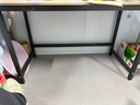 舒客艺家 电脑桌台式小户型小桌子家用学习桌写字办公书桌电竞长条桌子 灰纹黑架单桌120*60*74 加固电脑桌 实拍图