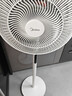 美的（Midea）【闪拆系列】一键闪电拆装直流变频家用语音电风扇一级能效轻音落地扇大风力卧室立式电扇SDJ30BC 实拍图