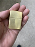 ZIPPO打火机之宝防风煤油 盔甲拉丝黄铜 生日礼物送老公送男友单机 实拍图