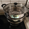 苏泊尔SUPOR好帮手304不锈钢双层复底28cm蒸锅燃气电磁炉通用蒸笼SZ28B5 实拍图