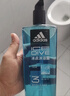 阿迪达斯（adidas）男士沐浴露洗发水洗面奶三效合一 游泳去氯清爽控油保湿冰点600ml 实拍图