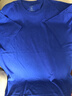 立蒙（LIMENG）男女装素色180g全棉短袖t恤圆领宽松体恤打底衫 宝蓝 3XL 实拍图