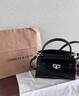 CHARLES&KEITH鳄鱼纹凯莉包手提斜挎婚包包女包生日礼物CK2-50270880-1 Black黑色 S 实拍图