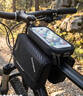 洛克兄弟（ROCKBROS）自行车包手机触屏车前包上管包山地车马鞍包骑行装备配件 黑色 实拍图