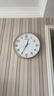 康巴丝（Compas）挂钟客厅钟表 简约石英钟表挂墙时钟 3294A 金色 实拍图