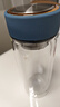 富光 男女士双层玻璃杯 高硼硅泡茶杯 茶水分离水杯带茶隔杯子500ml 实拍图
