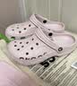卡骆驰（CROCS）贝雅洞洞鞋男鞋女鞋轻便耐磨一脚蹬拖鞋休闲鞋百搭花园鞋|10126 浅灰色-007(含智必星) 44 (280mm) 实拍图
