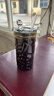 玻璃吸管水杯新款高颜值小熊吸管杯办公室家用钻石杯可爱创意杯子 钻石小熊【茶色】 330ml 实拍图