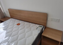 全友家居 北欧原木风板式床1.8米x2米主卧室简约现代家用木板双人大床 实拍图