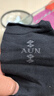 AUN袜子男士春季银离子7a抗菌防臭黑色夏季透气吸汗纯色商务中筒棉袜 中筒四季款-2黑2深灰2浅灰= 6双 实拍图