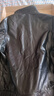 凯撒（KAISER）真皮皮衣男赫本级山羊皮夹克立翻领机车皮衣年轻款通勤公务装外套 黑色 3XL (185) 适合145-160斤 晒单实拍图