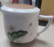 束氏手绘高温瓷陶瓷茶杯大容量喝水杯茶水分离杯泡茶杯办公室茶杯送礼 实拍图