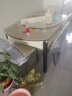 丰舍 餐桌 岩板实木餐桌椅组合现代简约家用小户型餐台可伸缩折叠饭桌 1.5米黑白色【雪山白岩板】 一桌四椅 实拍图