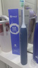 飞利浦（PHILIPS）声波电动牙刷钻石3系 5倍洁齿5种模式 刷头*2【亮白+洁净】生日礼物  母亲节礼物HX5181/02 蓝 实拍图
