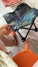 椅子板凳小椅子户外钓椅马扎钓鱼便捷多功能超轻四角凳子马扎 枫叶蓝色【ABC增加承重】 实拍图