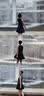 UR2026春季新款女装魅力蝴蝶结点缀船领超短连衣裙UWG760085 深灰 M 实拍图