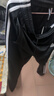 阿迪达斯（adidas）运动裤男秋季防风休闲卫裤健身跑步运动裤 黑白收腿裤 XL 实拍图