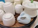 聚御瓷 青瓷玉兔茶宠摆件 茶桌摆件装饰摆件茶具摆件工艺品茶室茶台配件 青瓷小玉兔 实拍图