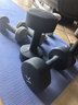 Keep哑铃男女健身家用彩色浸塑环保手铃亚铃肌肉训练暗夜蓝8kg*2 实拍图