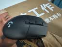罗技（G）304 LIGHTSPEED无线鼠标 游戏鼠标 轻质便携 鼠标宏 绝地求生FPS英雄联盟吃鸡 生日礼物 黑色 实拍图