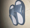 回力居家男士拖鞋室户外穿四季防滑臭沙滩凉拖鞋HL02331蓝灰色40-41码 实拍图