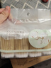 名创优品（MINISO）棉签便携装棉棒化妆掏耳棉花棒棉花签圆头+尖头双头设计200支*8袋 实拍图