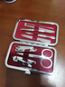 20万单爆品⭐指甲钳8件套多功能指甲刀套装指甲剪美甲修眉耳工具 指甲刀8件套酒红色 实拍图