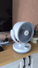 VCJ【德国品牌】空气循环扇电风扇家用台式桌面节能轻音风扇 机械旋钮可摇头3m线 DQ212R 实拍图