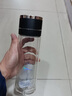 TYZAYR日本车载一键开盖双层玻璃杯男士办公室保温水杯茶杯速开启茶水分 【一键开盖】500ml高端银（双层加厚） 实拍图