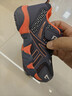 李宁热断码男童鞋子中大童透气网面2026春季儿童皮面运动休闲跑步鞋 1712深蓝橘单网 31 实拍图