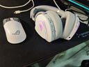 ROG棱镜2头戴式游戏耳机 无线三模连接 Speednova技术轻量化电竞耳机环绕7.1音效 3.5mm 月耀白三角洲 实拍图