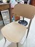 全品屋餐椅凳子塑料椅子办公椅靠背休闲椅书桌椅学习椅化妆椅电脑椅 实拍图